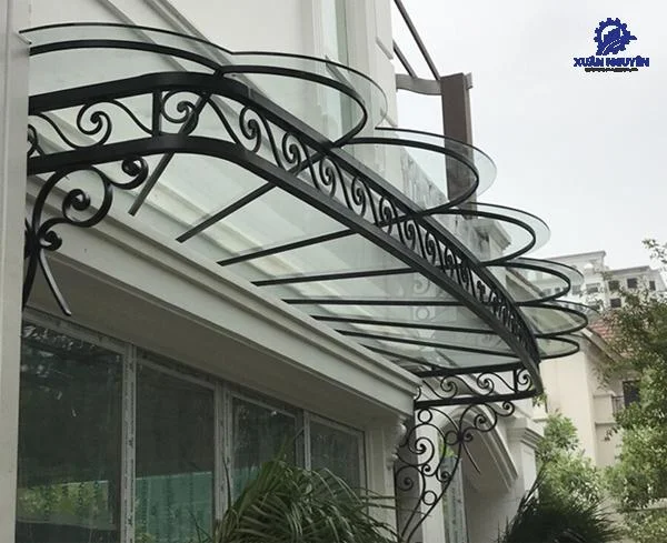 Mẫu mái vòm sắt đẹp cho nhà hàng